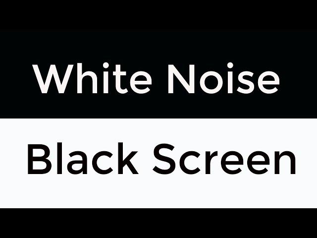 24 Hours of Soft White Noise For Sleeping - 99% Instantly Fall Asleep With White Noise Black Screen