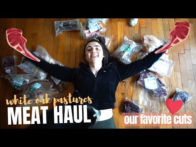 White Oak Pastures MEAT HAUL | strong sistas fav selections of grass fed & finished meat ~