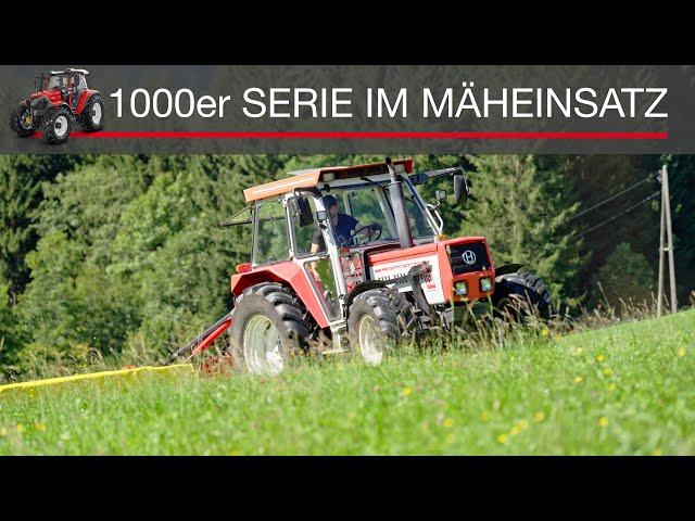 Lindner Traktoren I 1000er Serie bei der Heuernte!