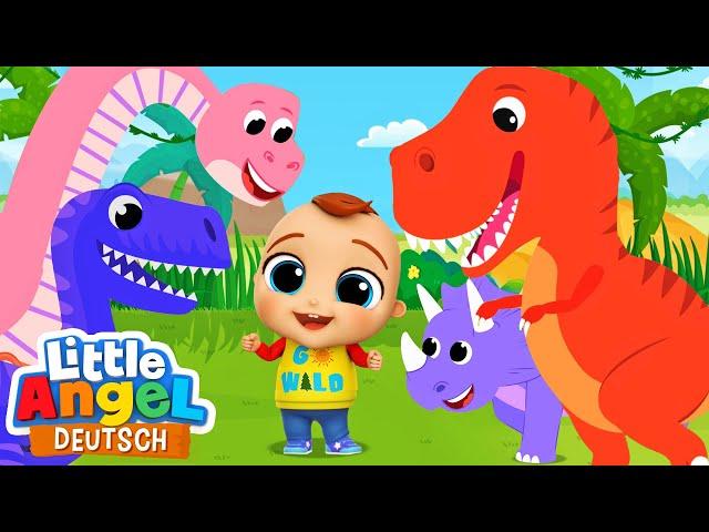 Das Dino-Lied | Zeichentrick | Little Angel Deutsch - Kinderlieder