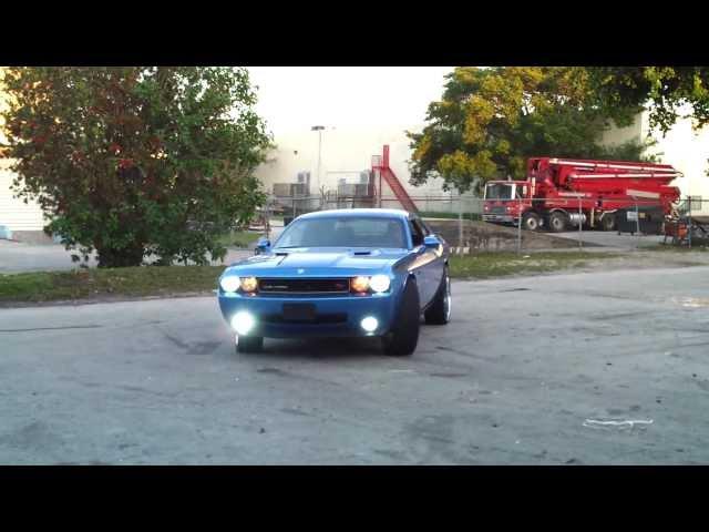 WTW Customs - Blue Challenger on 26" Forgiato's