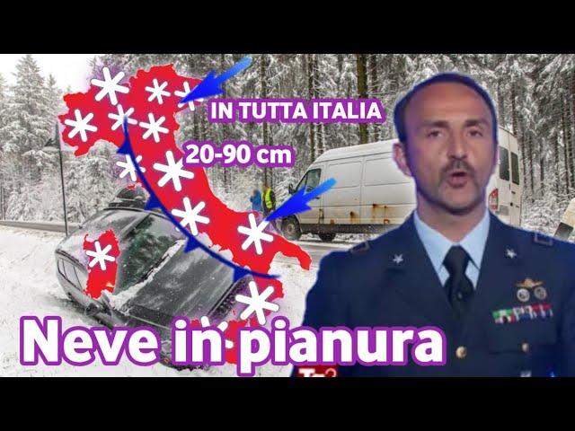 METEO ITALIA - Una tempesta di neve molto forte si avvicina a noi con il gelo russo E neve