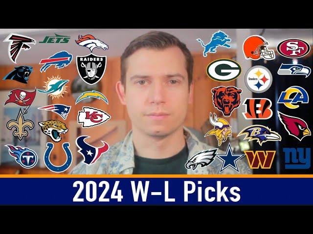 Updated Win-Loss Picks for all 32 NFL Teams