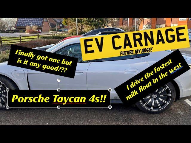 EV Carnage gets a Porsche Taycan with no brakes