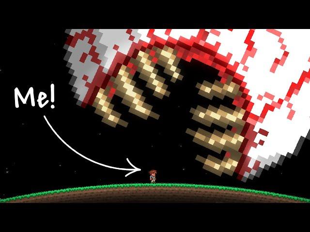 Can you Beat Terraria with 100x Larger Enemies?