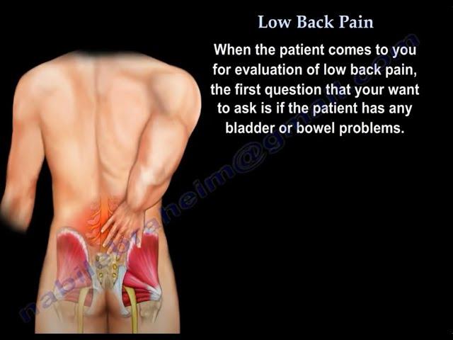 Low Back pain, causes, diagnosis, imaging and treatment