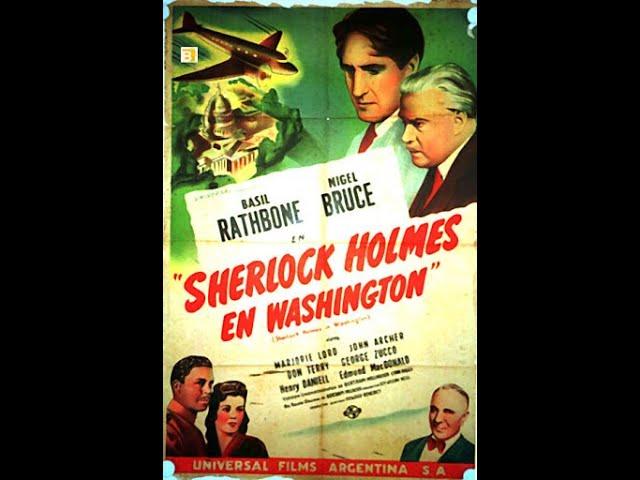 Sherlock Holmes en Washington (1943) | Película completa en español