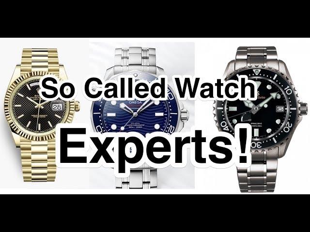 So called WATCH EXPERTS!