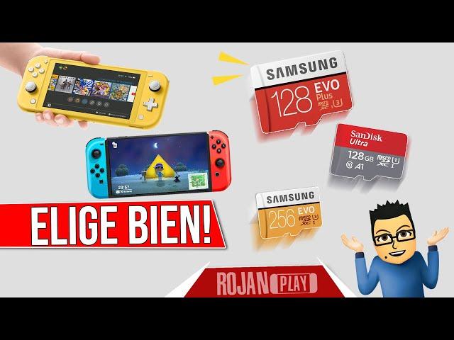 ¿Porqué elegir una MicroSD RÁPIDA Y POTENTE para la NINTENDO SWITCH y SWITCH LITE?