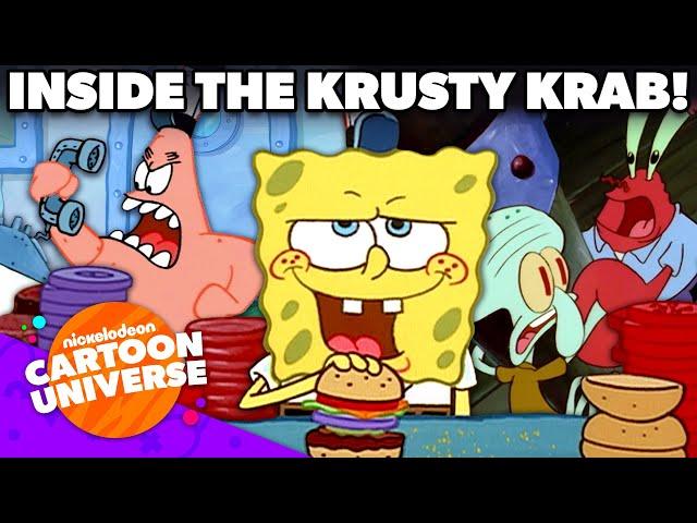 17 MINUTES Inside the Krusty Krab!  | SpongeBob | Nicktoons