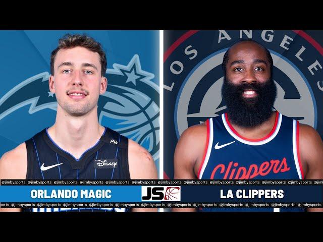 ORLANDO MAGIC VS LA CLIPPERS | NBA Live Scoreboard 2024