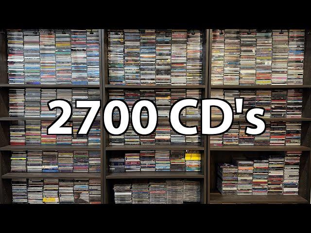 I bought 2700 Compact Discs.