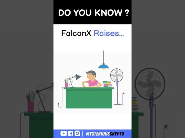 Falcon X Raises 150 Million Dollar FalconX #short #crypto #falcon
