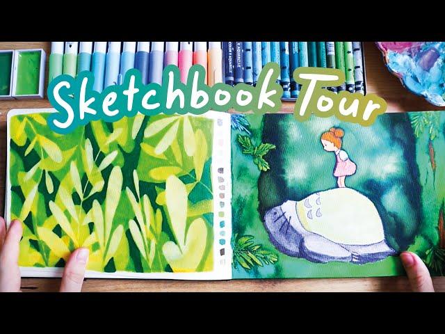 It's FINALLY FINISHED! Etchr Watercolor Sketchbook Tour