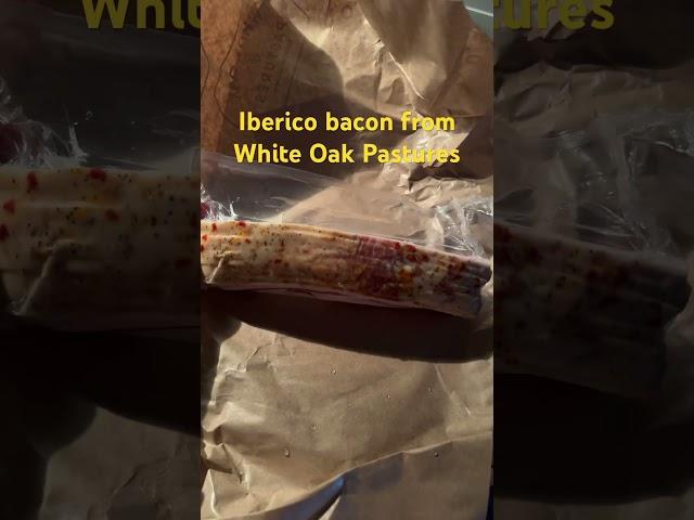 Iberico bacon White Oak Pastures #iberico #carnivore