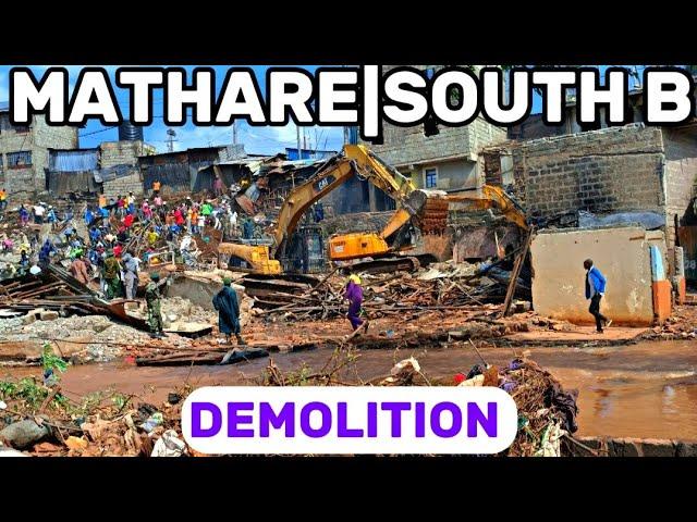 HEART BROKEN!! The Situation In Mathare-North & South B During Demolition, Not What I Expected