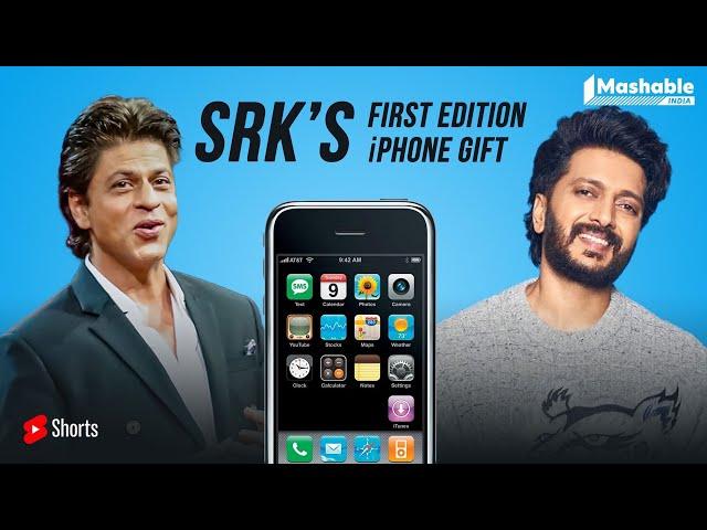 Riteish Deshmukh’s first edition iPhone gift to Shah Rukh Khan #TheBombayJourney #shorts