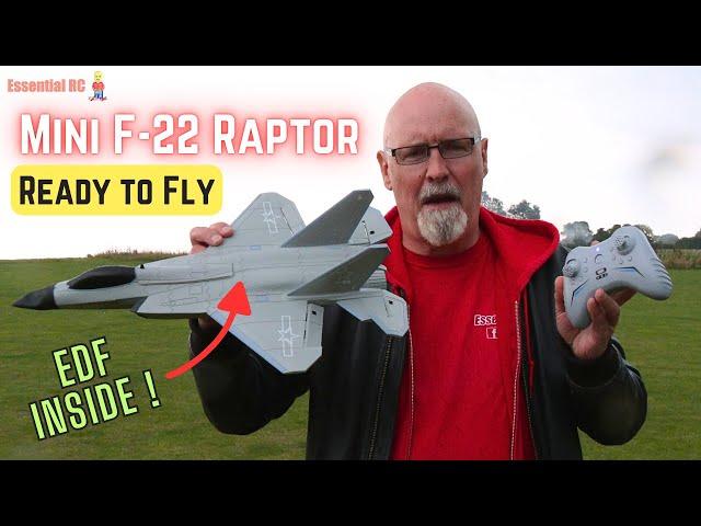 Mini RC F-22 Raptor Fighter Jet with Electric Ducted Fan and Stabilisation for NEW Pilots !