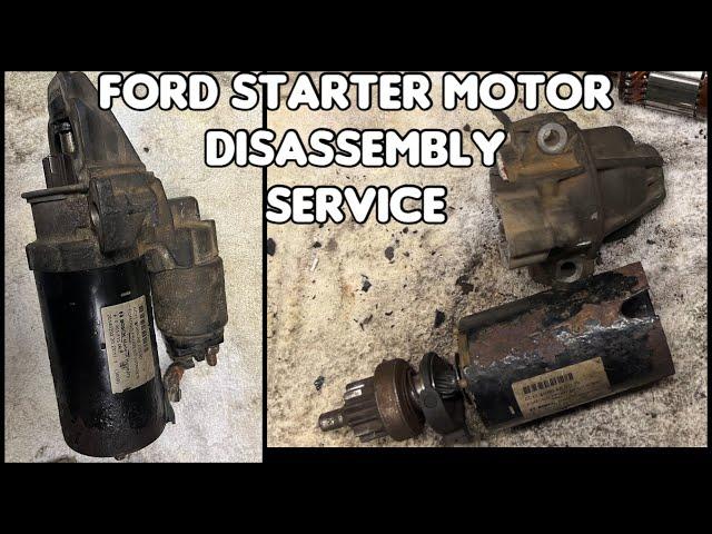 Ford transit Fiat Peugeot - Starter Motor Service and disassembly ￼