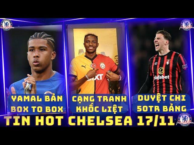 TIN CHELSEA 17/11: NÓNG! DUYỆT CHI 50TR KÝ ZABARNYI, SANTOS PHIÊN BẢN YAMAL BOX TO BOX CỦA CHELSEA