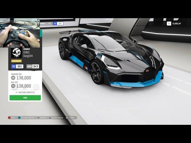 Forza Horizon 4 Auction House Sniping Bugatti Divo