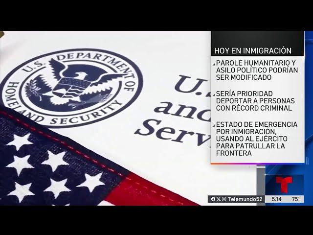 Tres cambios a las leyes de inmigración que Trump busca implementar