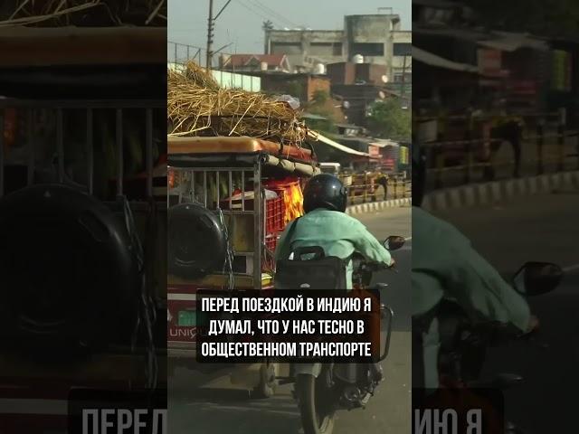 Общественный транспорт в Индии удивляет!