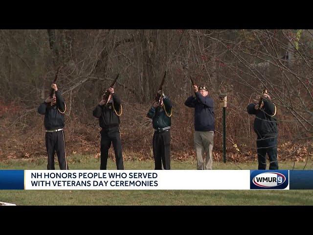 NH honors people who served with Veterans Day ceremonies