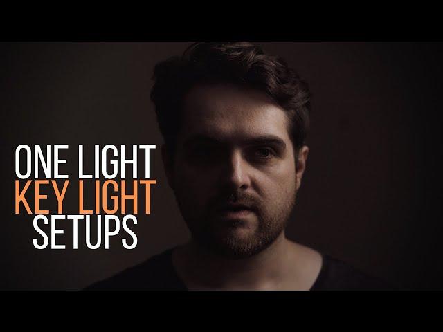 Easy Key Light One Light Setups for Filmmaking & YouTube - Key Light Tutorial | DanyalFryer