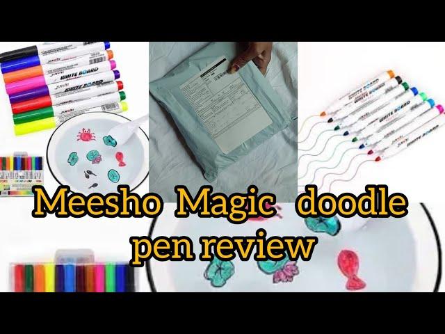 Meesho Doodle Magic Pen Unboxing | Water Floating Pen For Kidzz | Talented Kannadati