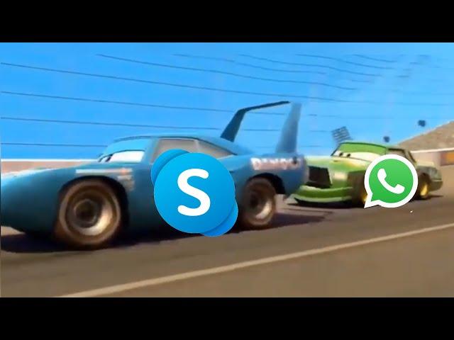 Whatsapp Car vs Skype Car Drip