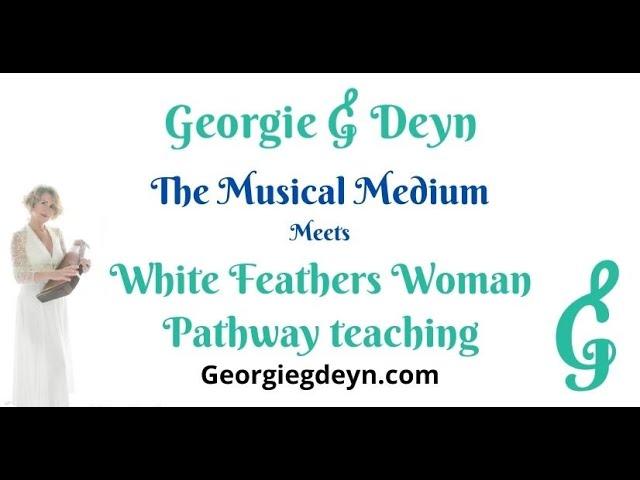 Georgie G Deyn and White Feathers Woman