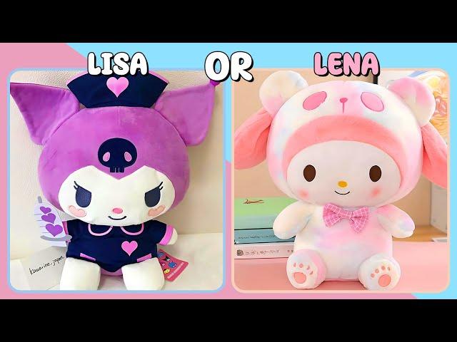 Lisa or Lena (Sanrio Edition) Long Compilation | iQuiz #lisa #lena #viralvideo #sanrio #kuromi