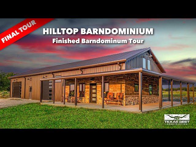 Hilltop BARNDOMINUM Home FINISHED TOUR | Texas Best Construction