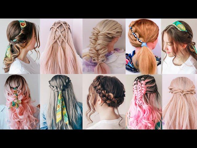 TOP summer hairstyles  Quick and easy tutorial