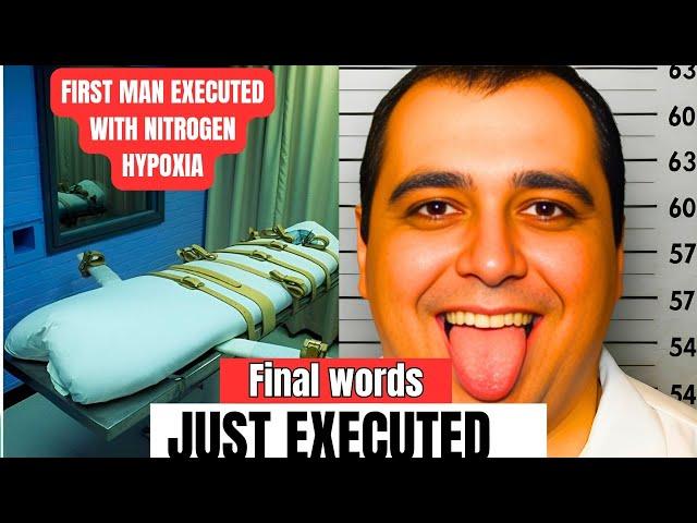 Kenneth Eugene Smith execution + Last Meal + Last Words | Alabama Death Row Inmate ( US)............