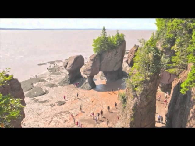 The Hopewell Rocks - OFFICIAL Time Lapse video of 45.6 foot tide