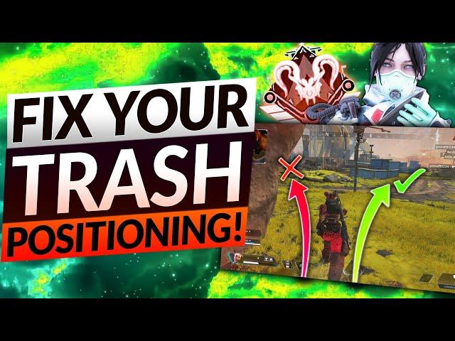 STOP POSITIONING like a BOT - SIMPLE TIPS to NEVER DIE - Apex Legends Ranked Guide