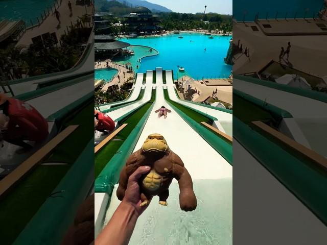 Squishy Monkey's HILARIOUS Waterpark Adventure