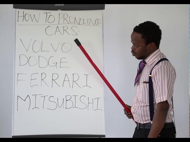 How To Pronounce Cars - Class Two