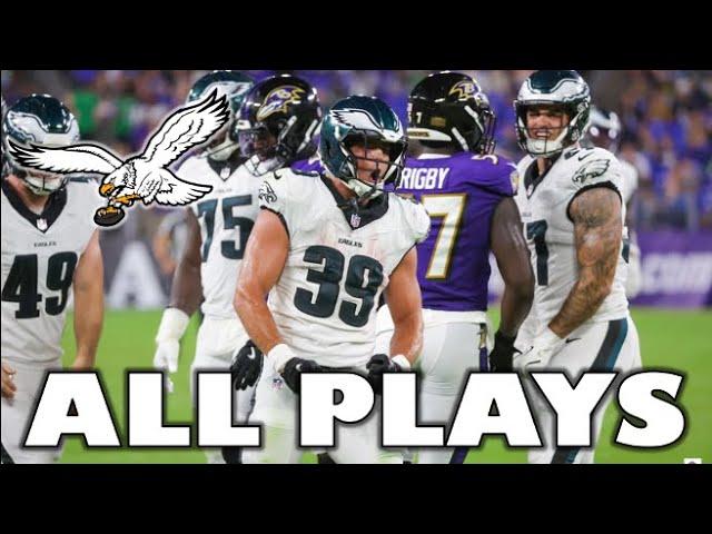 Will Shipley EVERY RUN & CATCH vs Baltimore Ravens I Eagles Preseason Highlights 