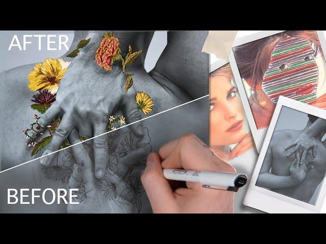 How To Embroider on a Photo