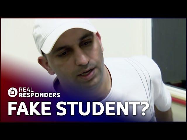 Immigration Officer Stops Man Claiming To Be A Student | UK Border Force | Real Responders