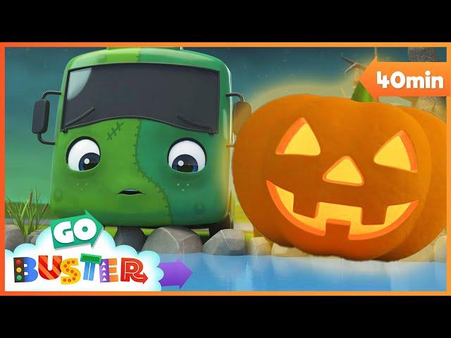 Zombie Buster At The Carwash | Halloween Collection! Go Buster | Baby Cartoon | Kids Video