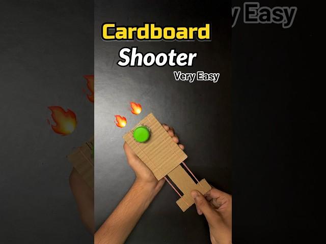 How to make cardboard shooter | cardboard toy | shooting toy #shorts