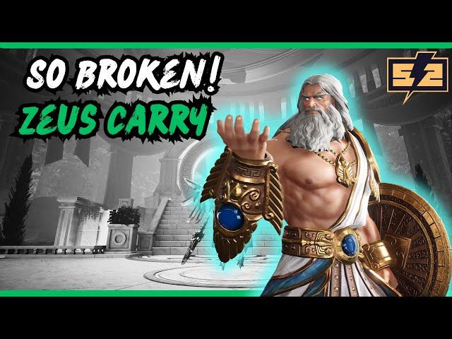 60K+ Damage! Smite 2 Zeus Carry Gameplay #smite2