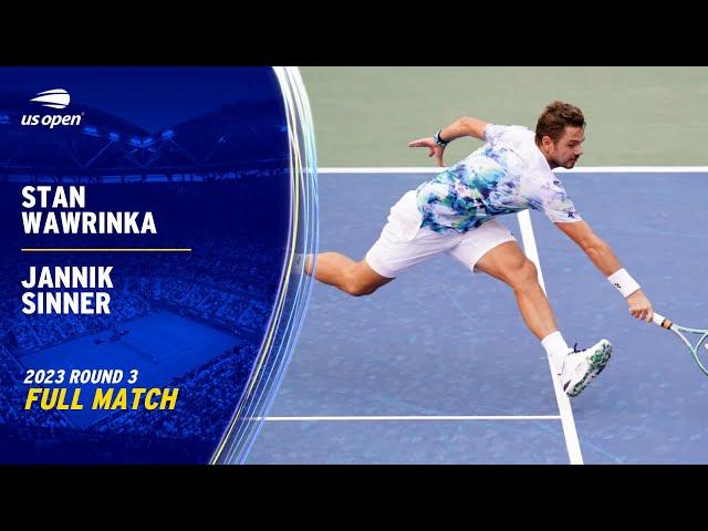 Stan Wawrinka vs. Jannik Sinner Full Match | 2023 US Open Round 3