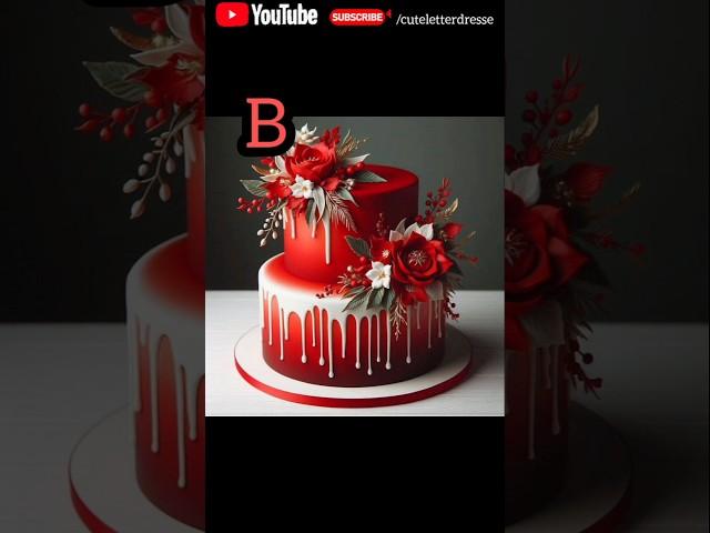 Dream Cakes️Alphabets Names first Letter cakes#subscribe #shorts #short #newyoutuber #cake #cakes