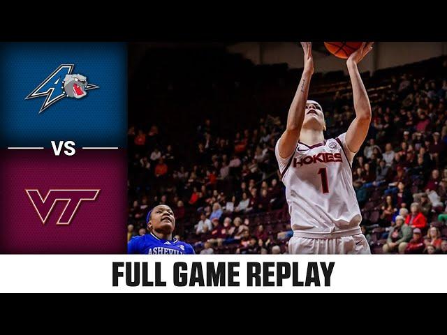 UNC Asheville vs. Virginia Tech Full Game Replay | 2024-25 ACC Women's Basketball