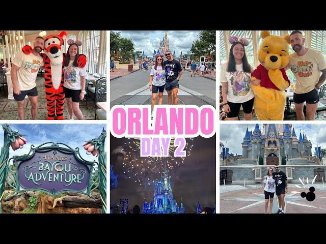 THE BEST DAY IN MAGIC KINGDOM   Crystal Palace breakfast & Riding Tiana’s | Walt Disney World Day 2